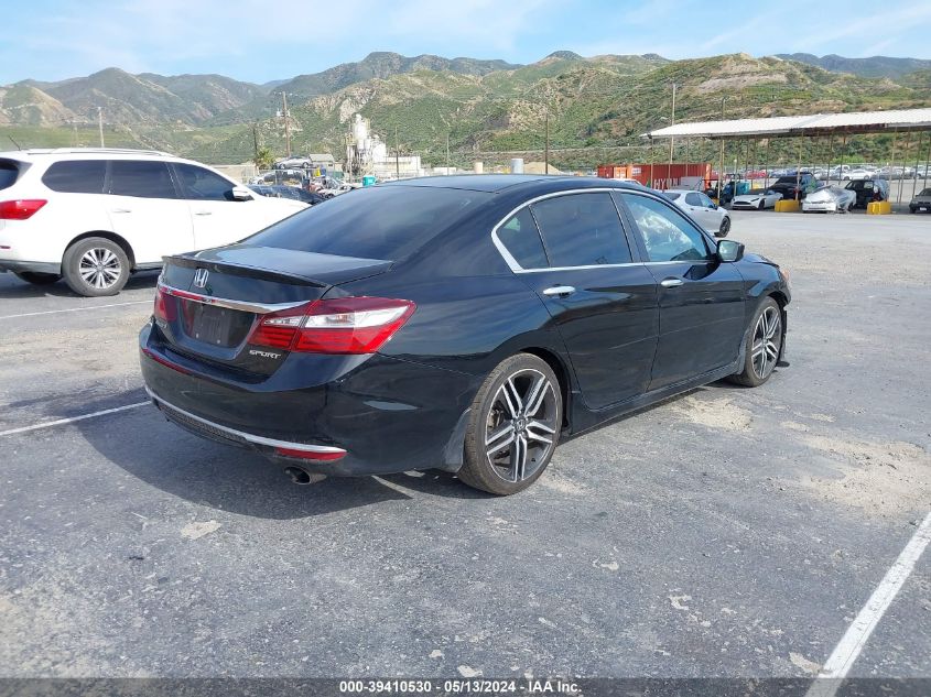 2016 Honda Accord Sport VIN: 1HGCR2F51GA070839 Lot: 39410530