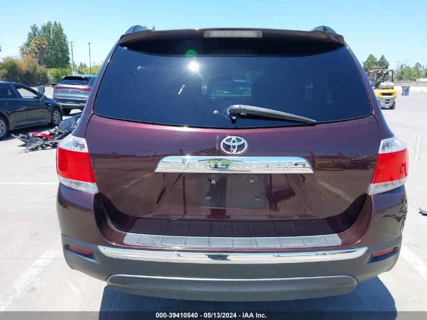 2012 Toyota Highlander Limited V6 VIN: 5TDYK3EHXCS054064 Lot: 39410540