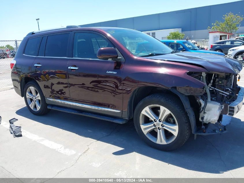 2012 Toyota Highlander Limited V6 VIN: 5TDYK3EHXCS054064 Lot: 39410540