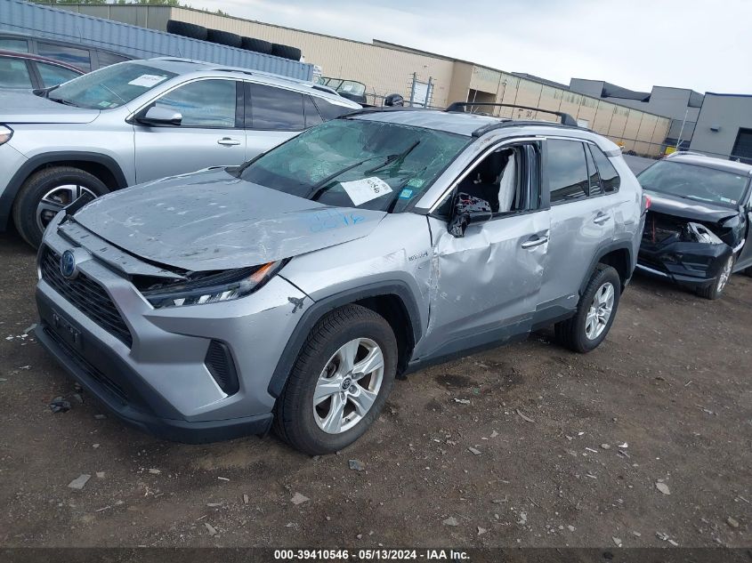 2021 Toyota Rav4 Le Hybrid VIN: 4T3LWRFV2MU020240 Lot: 39410546