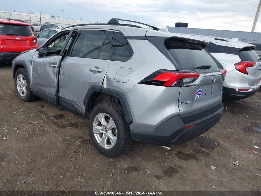 2021 Toyota Rav4 Le Hybrid VIN: 4T3LWRFV2MU020240 Lot: 39410546