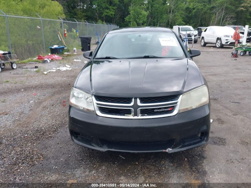 2013 Dodge Avenger Se VIN: 1C3CDZAB4DN565466 Lot: 39410551