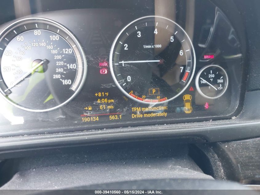 2011 BMW 528I VIN: WBAFR1C57BC260133 Lot: 39410560