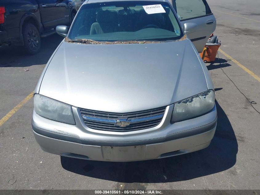 2005 Chevrolet Impala VIN: 2G1WF52E259143861 Lot: 39410561