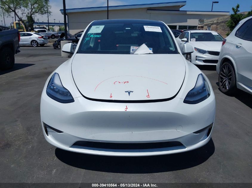 2021 Tesla Model Y Long Range Dual Motor All-Wheel Drive VIN: 5YJYGDEE3MF274004 Lot: 39410564