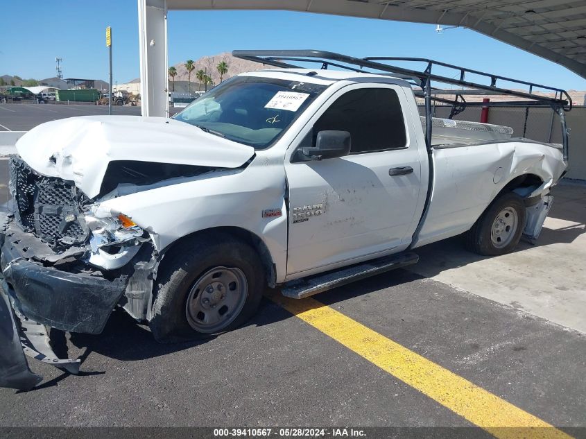 2022 Ram 1500 Classic Tradesman Regular Cab 4X2 8' Box VIN: 3C6JRDT0NG347100 Lot: 39410567