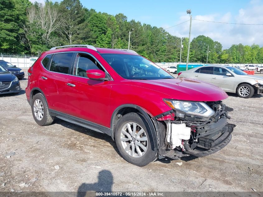 2017 Nissan Rogue Sv VIN: JN8AT2MT3HW395560 Lot: 39410572