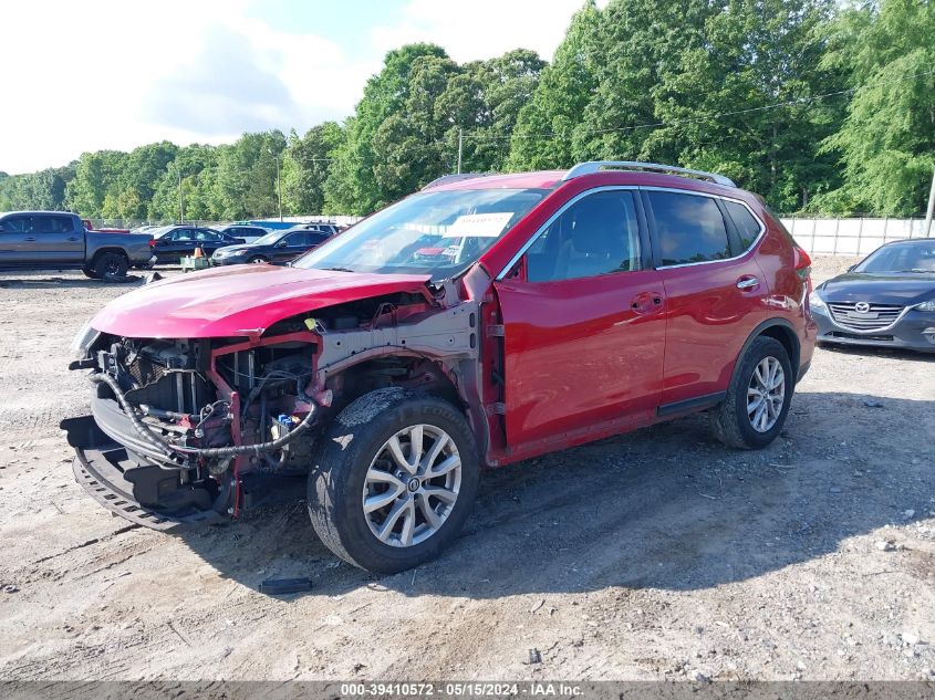 2017 Nissan Rogue Sv VIN: JN8AT2MT3HW395560 Lot: 39410572