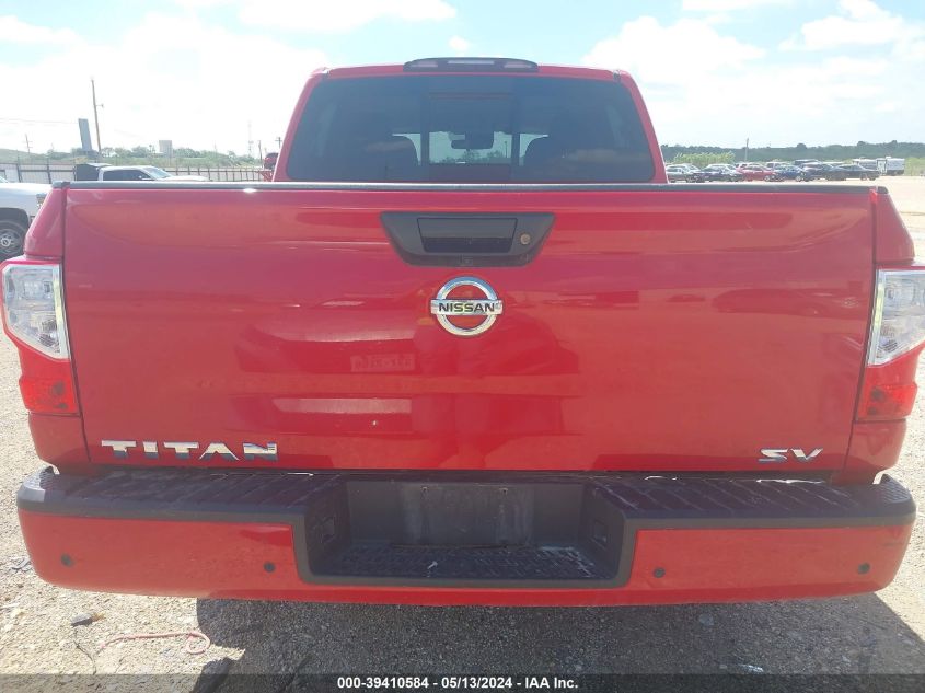 2021 Nissan Titan Sv 4X2 VIN: 1N6AA1EE7MN529060 Lot: 39410584