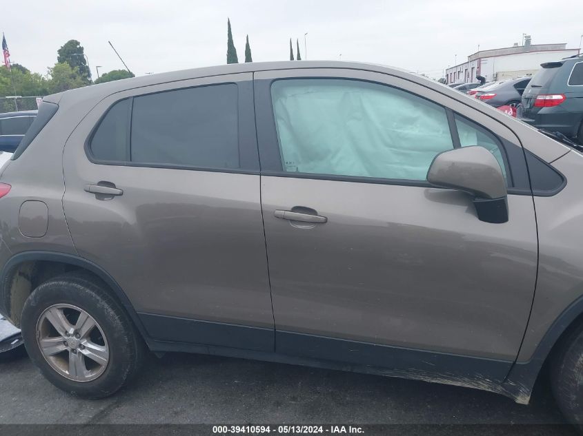 2022 Chevrolet Trax Fwd Ls VIN: KL7CJKSM5NB516286 Lot: 39410594