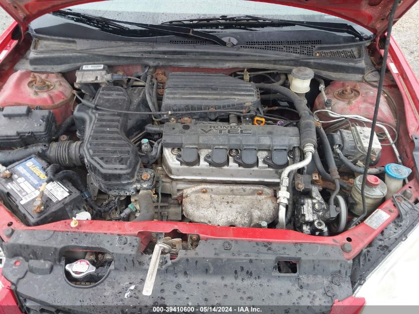 2004 Honda Civic Ex VIN: 1HGEM22914L019258 Lot: 39410600