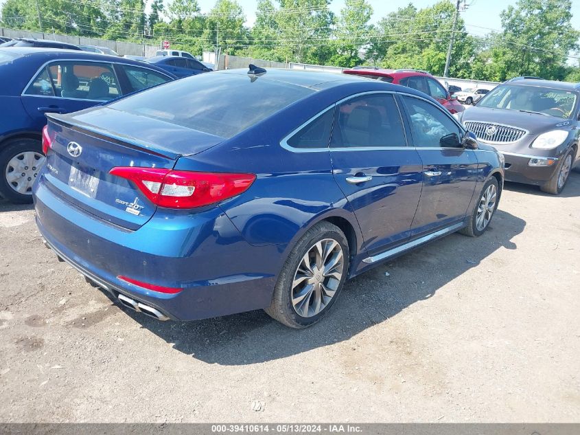 2015 Hyundai Sonata Sport/Limited VIN: 5NPE34AB1FH135892 Lot: 39410614