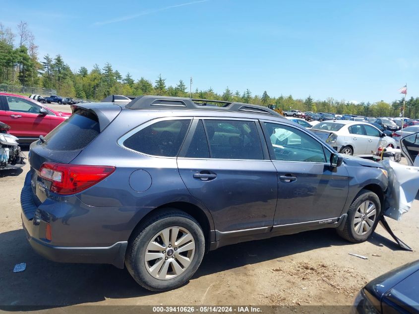 2017 Subaru Outback 2.5I Premium VIN: 4S4BSACCXH3367590 Lot: 39410626