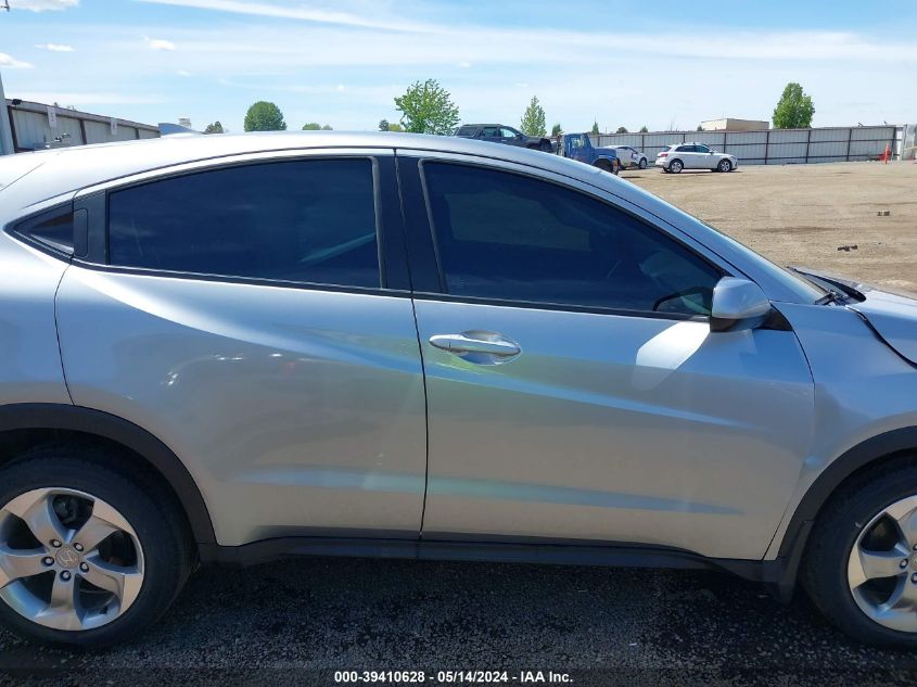 2019 Honda Hr-V Lx VIN: 3CZRU6H37KG700457 Lot: 39410628