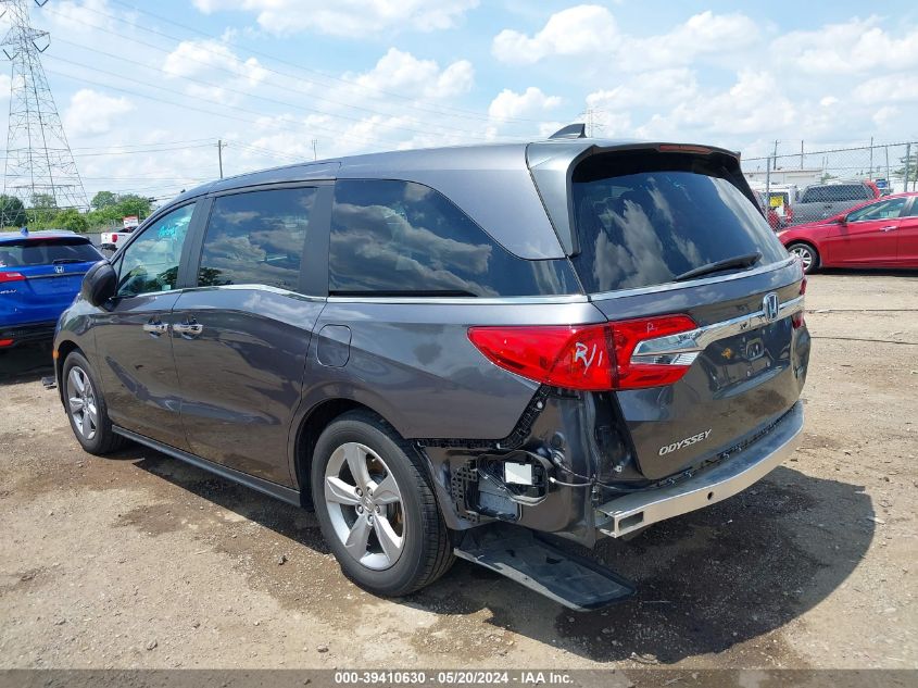 2020 Honda Odyssey Ex-L/Ex-L W/Navi Res VIN: 5FNRL6H79LB011281 Lot: 39410630