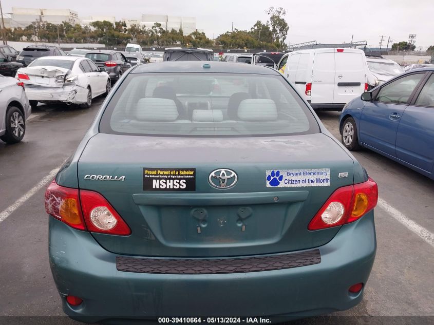 2009 Toyota Corolla Le VIN: 1NXBU40E69Z019203 Lot: 39410664