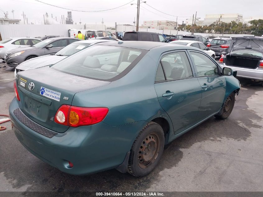 2009 Toyota Corolla Le VIN: 1NXBU40E69Z019203 Lot: 39410664