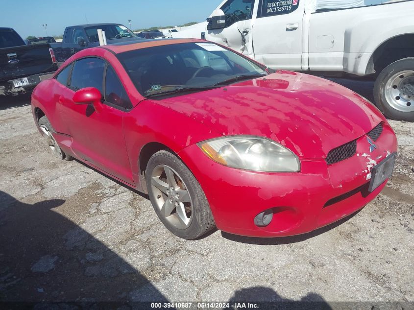 2007 Mitsubishi Eclipse Gs VIN: 4A3AK24F67E006579 Lot: 39410687