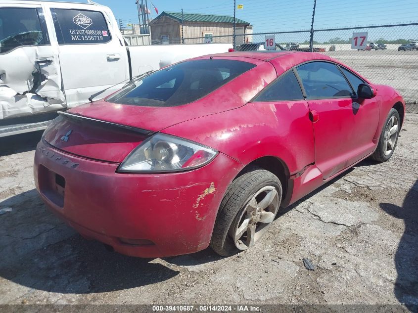 2007 Mitsubishi Eclipse Gs VIN: 4A3AK24F67E006579 Lot: 39410687