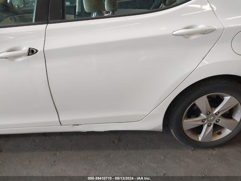 2013 Hyundai Elantra Gls VIN: 5NPDH4AE8DH452329 Lot: 39410710