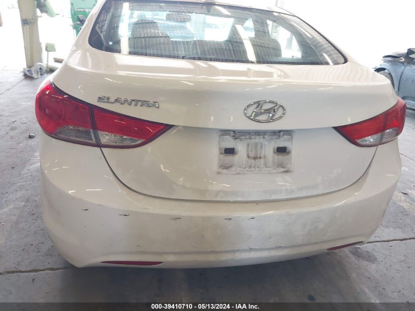 2013 Hyundai Elantra Gls VIN: 5NPDH4AE8DH452329 Lot: 39410710