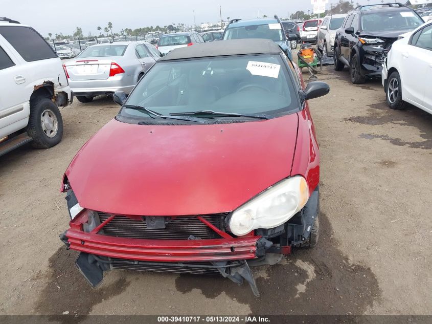 2004 Chrysler Sebring Gtc VIN: 1C3EL75R74N101434 Lot: 39410717