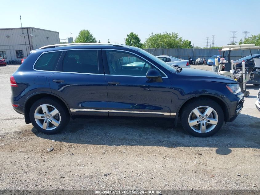 2013 Volkswagen Touareg Hybrid VIN: WVGEG9BP9DD012156 Lot: 39410721