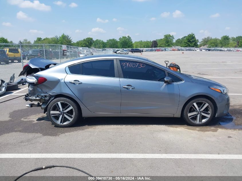 2017 Kia Forte Ex VIN: 3KPFL4A86HE128419 Lot: 39410730