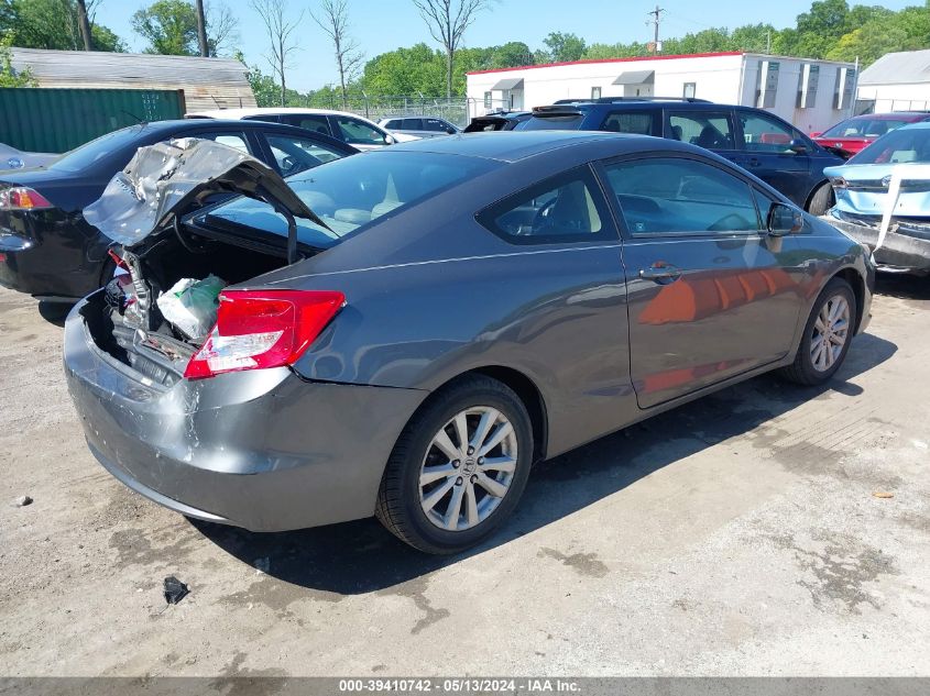 2012 Honda Civic Ex-L VIN: 2HGFG3B1XCH536825 Lot: 39410742