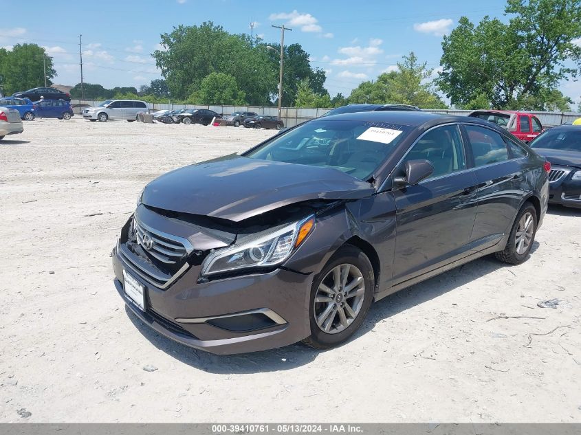 2016 Hyundai Sonata Se VIN: 5NPE24AF7GH334839 Lot: 39410761