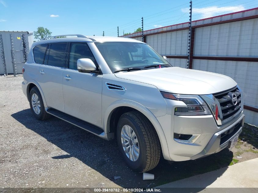 2024 Nissan Armada Sv 4Wd VIN: JN8AY2AD4R9708646 Lot: 39410782