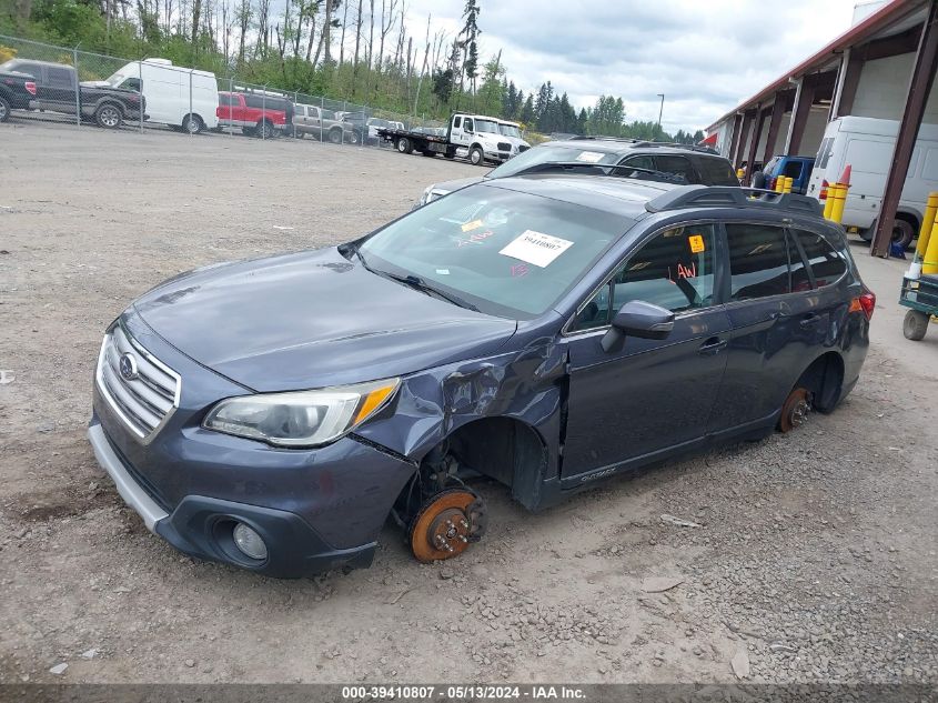 2016 Subaru Outback 2.5I Limited VIN: 4S4BSALC7G3326803 Lot: 39410807