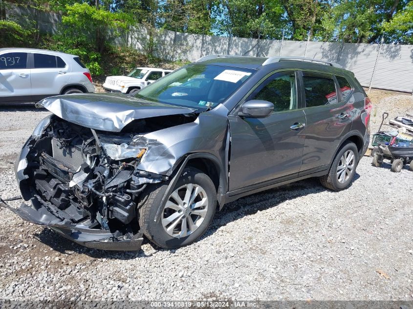 2016 NISSAN ROGUE SV - KNMAT2MV9GP633403