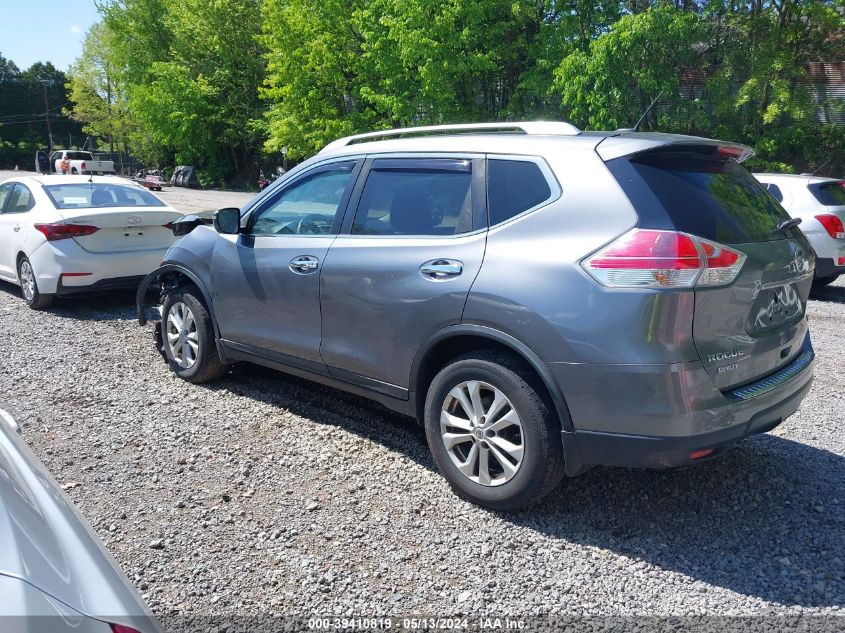 2016 NISSAN ROGUE SV - KNMAT2MV9GP633403