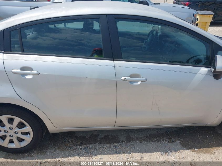 2015 Kia Rio Lx VIN: KNADM4A36F6440281 Lot: 39410827