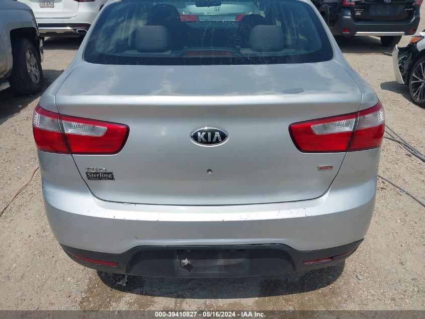 2015 Kia Rio Lx VIN: KNADM4A36F6440281 Lot: 39410827