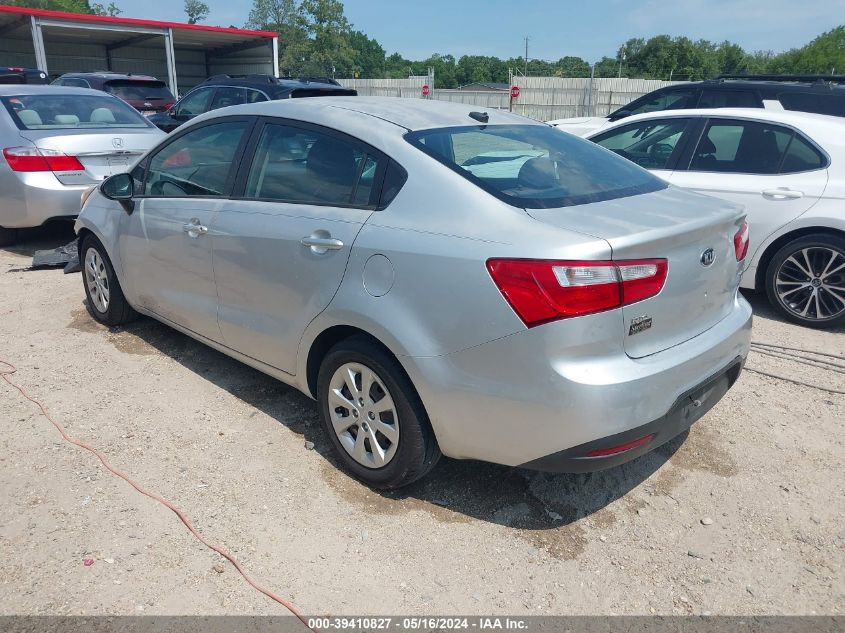 2015 Kia Rio Lx VIN: KNADM4A36F6440281 Lot: 39410827