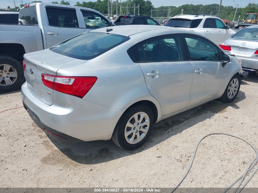 2015 Kia Rio Lx VIN: KNADM4A36F6440281 Lot: 39410827