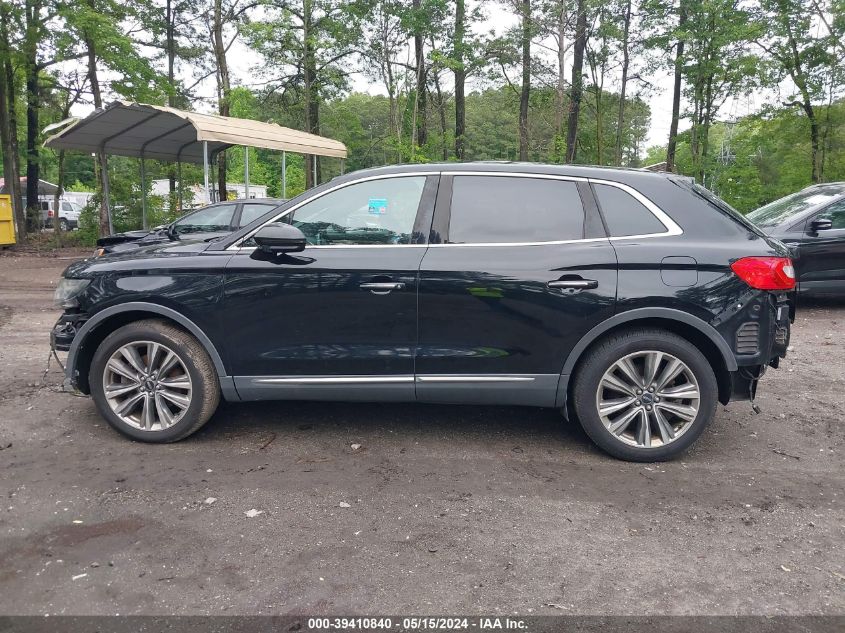 2016 Lincoln Mkx Reserve VIN: 2LMTJ8LP9GBL36739 Lot: 39410840