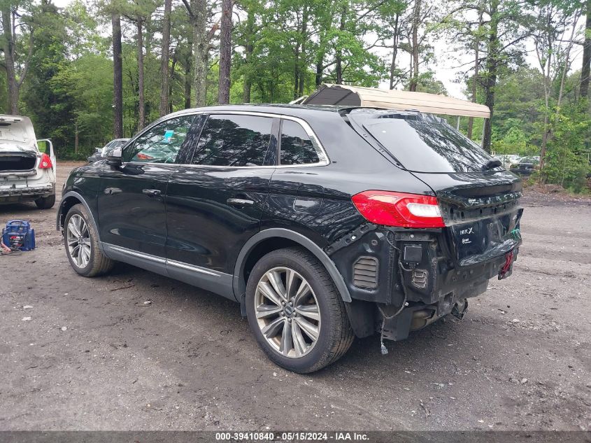 2016 Lincoln Mkx Reserve VIN: 2LMTJ8LP9GBL36739 Lot: 39410840