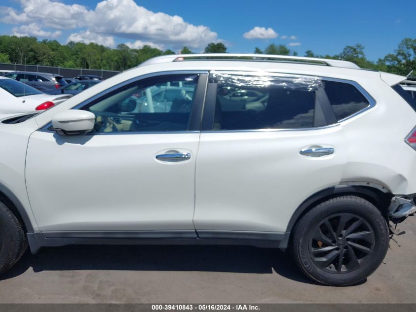 2015 Nissan Rogue Sl VIN: 5N1AT2MT0FC763490 Lot: 39410843