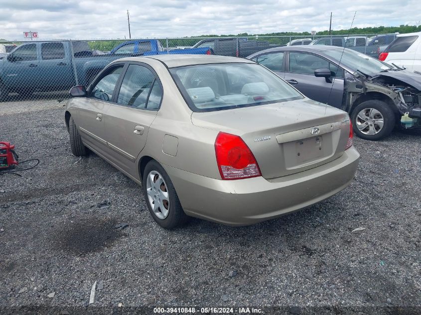 2006 Hyundai Elantra Gls/Limited VIN: KMHDN46D46U373916 Lot: 39410848