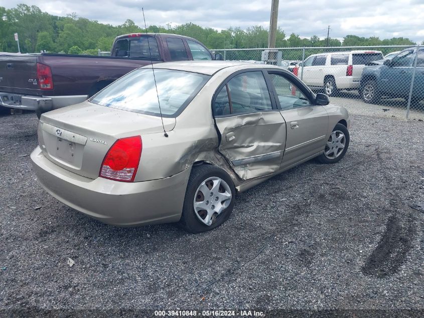 2006 Hyundai Elantra Gls/Limited VIN: KMHDN46D46U373916 Lot: 39410848