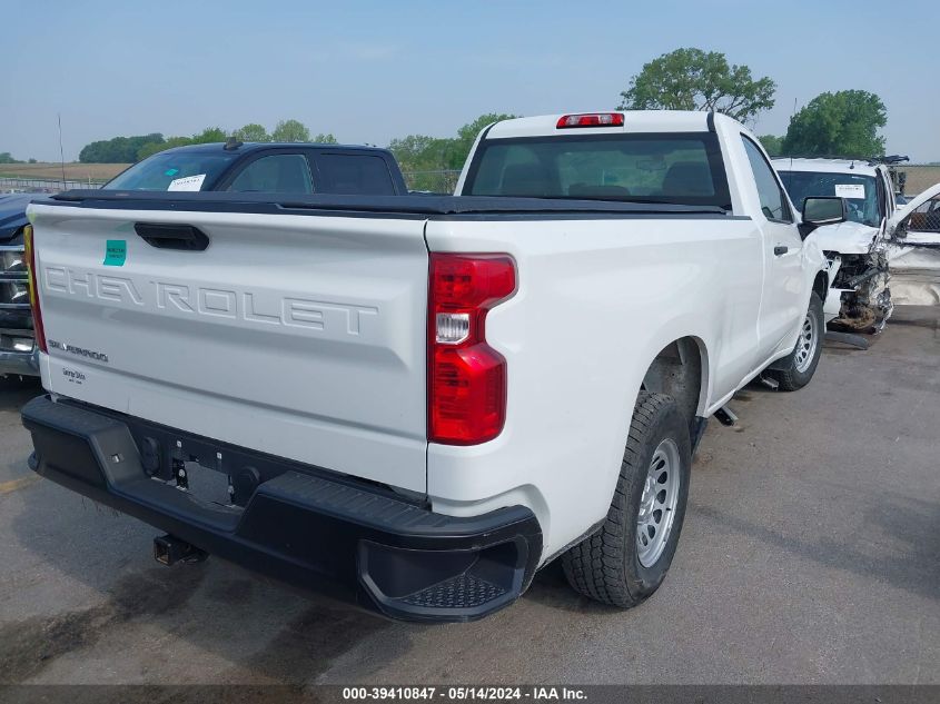 2020 Chevrolet Silverado 1500 2Wd Regular Cab Long Bed Wt VIN: 3GCNWAEH8LG284423 Lot: 39410847