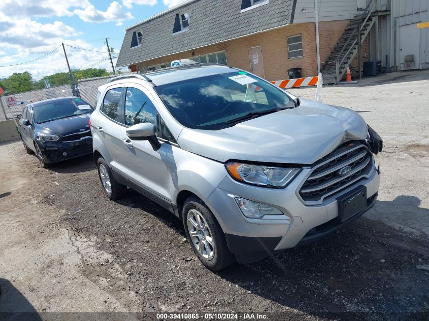 2019 Ford Ecosport Se VIN: MAJ3S2GE3KC286177 Lot: 39410865