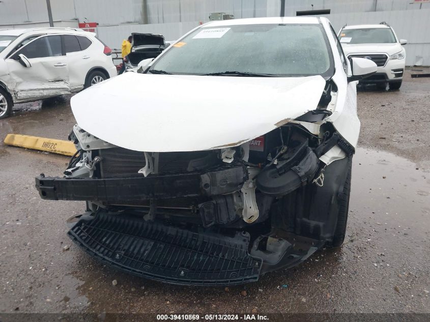 2016 Toyota Corolla Le VIN: 5YFBURHE7GP537885 Lot: 39410869