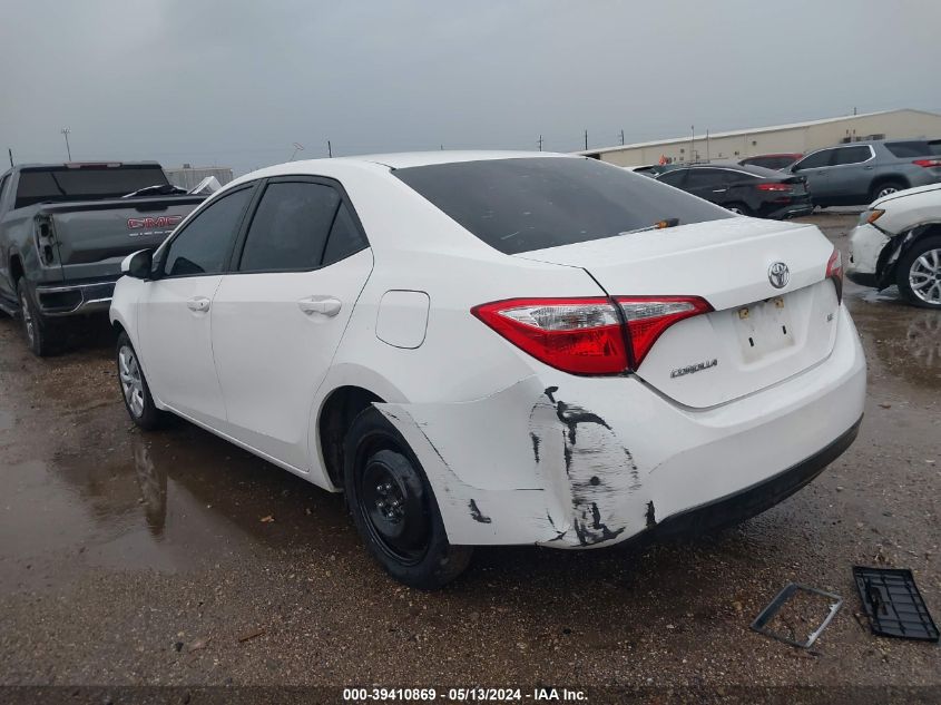 2016 Toyota Corolla Le VIN: 5YFBURHE7GP537885 Lot: 39410869