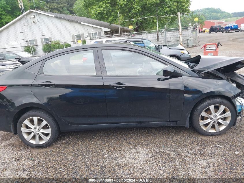 2012 Hyundai Accent Gls VIN: KMHCU4AE7CU162591 Lot: 39410883