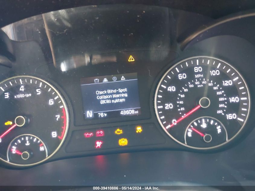 2020 Kia Optima S VIN: 5XXGT4L35LG408578 Lot: 39410886