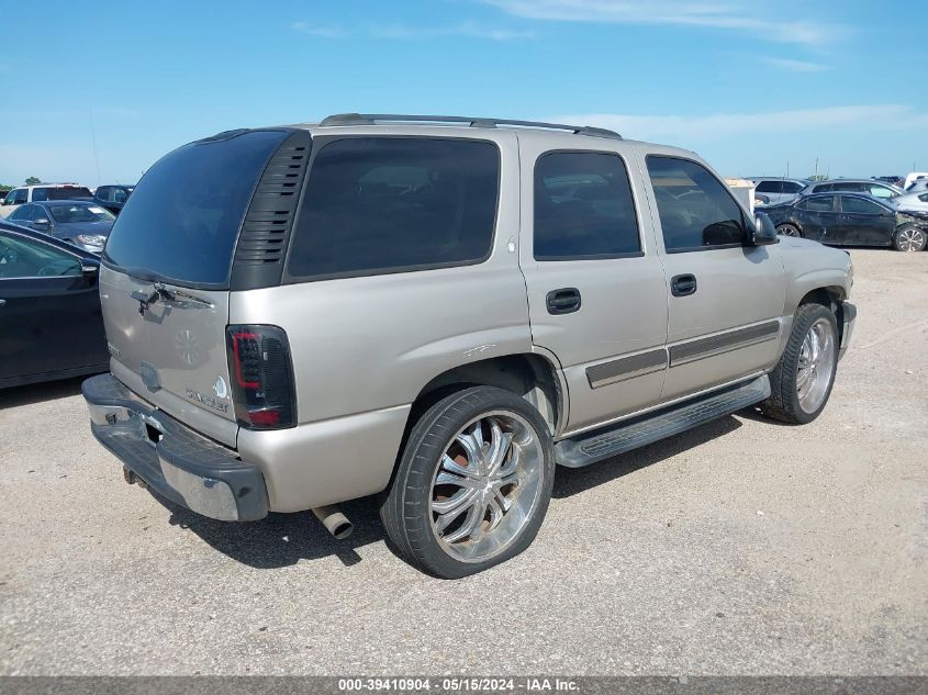 2005 Chevrolet Tahoe Ls VIN: 1GNEK13V65R194010 Lot: 39410904